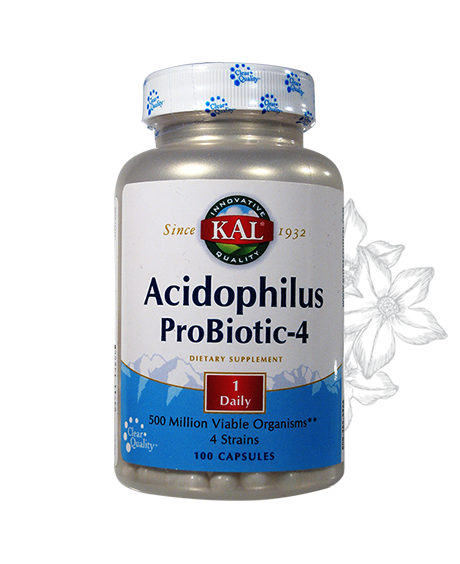 Acidophilus Probiotic-4 500mg Caps 100’s