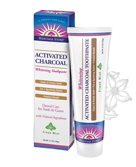 Activated Charcoal Toothpaste Gel-Mint 5.1oz