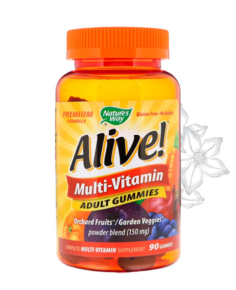 Alive! Adult Multi-vit Gummies 90’s
