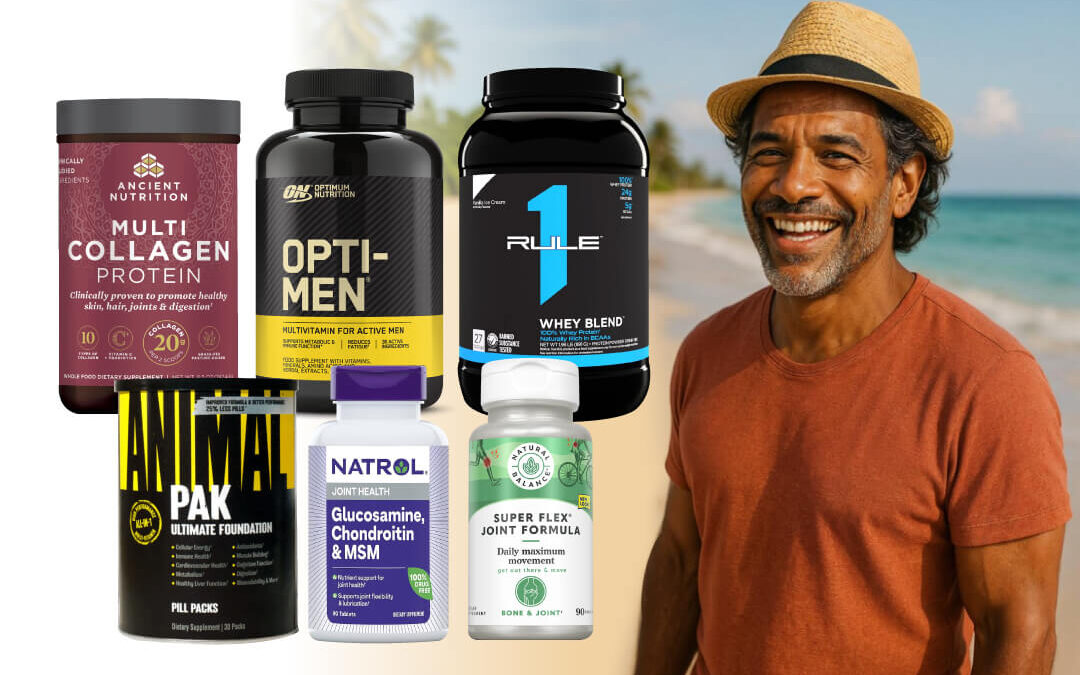 Fitness para hombres de más de 40: cómo mantenerte en forma con los suplementos adecuados